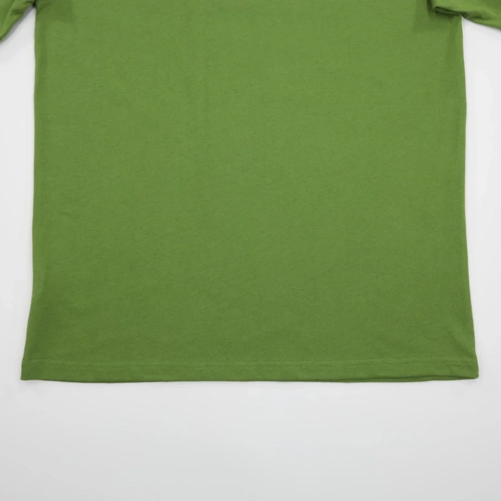 Adidas Originals Men's Crew Neck Short‎ Sleeve Trefoil Logo Tee Green Size M - Picture 7 of 11